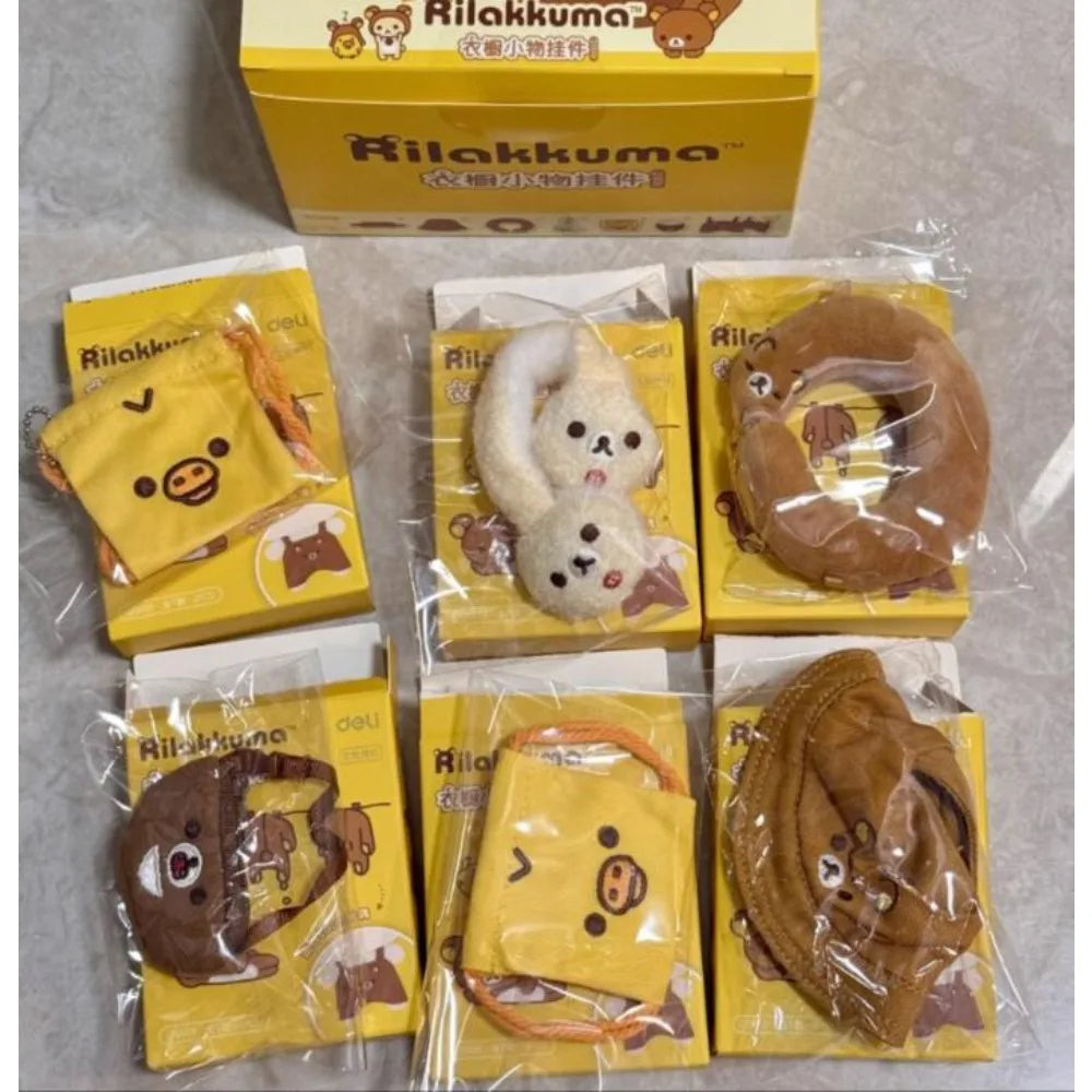 Rilakkuma Call Me Series recording phone pendant plush keychain blind box collectible figure