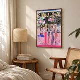 Kiiikiii Kpop girl idol group self-adhesive poster wall art by HSF Marketplace