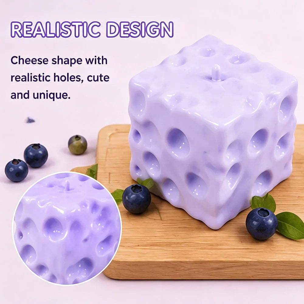 Viral jumbo blueberry cheese squishy sensory toy by HSF Marketplace for stress relief and fun