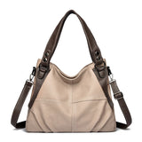 Genuine Soft Leather Handbags for Women Vintage Shoulder Tote Bag Luxury Designer Ladies Large Capacity Purse Bags Sac A Main