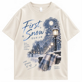 Vintage Korean aesthetic graphic T-shirt for men and women, K-culture merch by HSF Marketplace