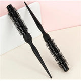 1/5PCS Black Curly Round Hair Comb Aluminum Tube Hair Brush Comb Professional Hairdresser Comb Salon Barber Styling Tool