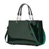 Luxury women's handbag by HSF Marketplace, black faux leather office purse with elegant design for women.