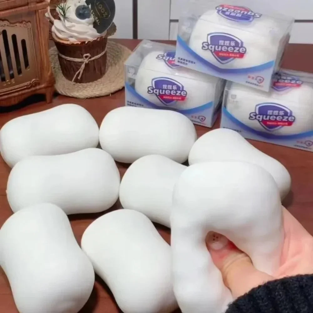 Squishy soap ball stress relief toy for anxiety and decompression, HSF sensory toy