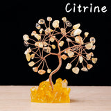 1PC Drip Cluster Base Natural Crystal Tree Handmade Tree of Life Reiki Rock Mineral Specimen Christmas Halloween Gifts