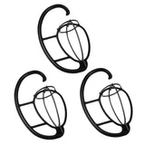 15 Inch Wig Hanger, Portable Hanging Wig Holder Stand, Collapsible Wig Display Hanger, Wig Rack for Multiple Wigs and Hats