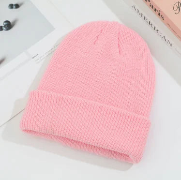 Unisex knitted beanie hat for winter comfort and style, women's winter hat in soft knit fabric