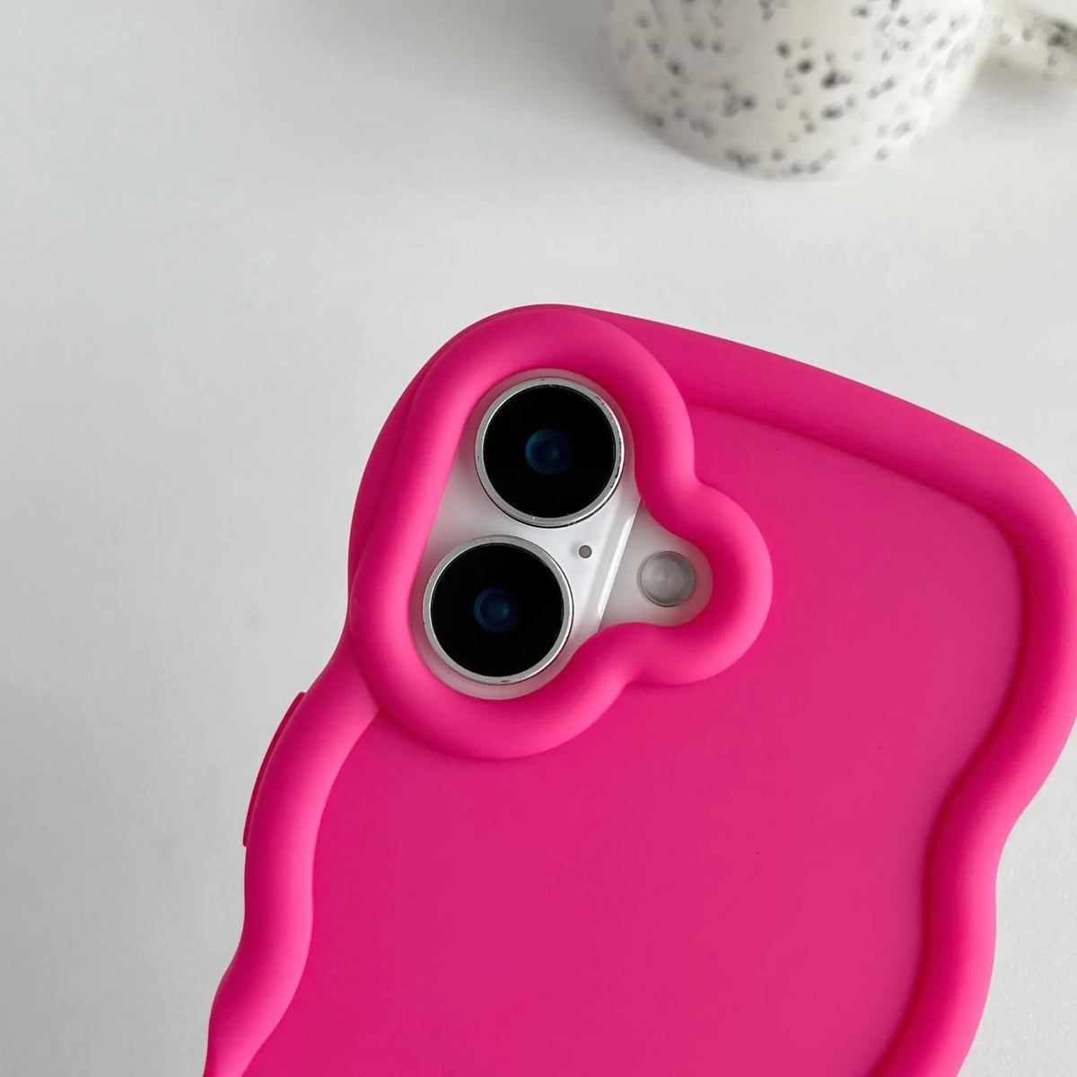 Wave pattern cartoon DIY iPhone 16 Pro Max case by HSF Marketplace
