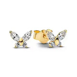 925 sterling silver herbarium cluster heart halo stud earrings for women in sparkling floral design