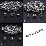 Professional hairdressing scissors metal screws and gaskets for assembly, in multiple sizes, by HSF Marketplace.