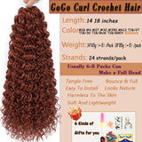 HSF Marketplace GoGo Curl crochet hair for Black women in beach wave style