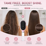 HSF Marketplace detangling spray hair brush with refillable water tank for hair styling