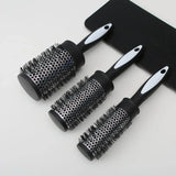 Thermal Round Hair Brush Set Anti-slip Handle Nylon Bristle Salon Hairdressing Curle Roller Comb Blow Drying Volume Styling Tool