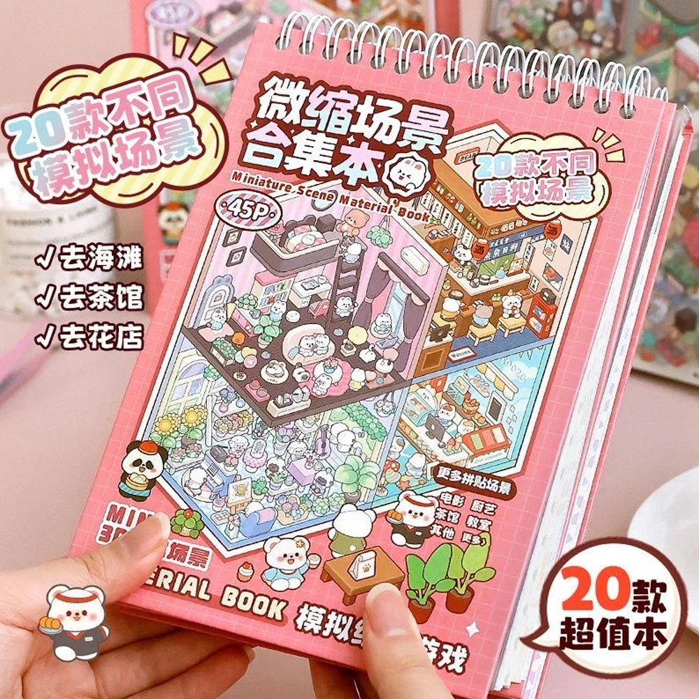 20-piece 3D cartoon DIY landscape stickers for kids’ creativity by HSF Marketplace