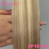 Straight Brazilian Remy human hair wrap-around ponytail extension with clip-in attachment, 12–28 inches