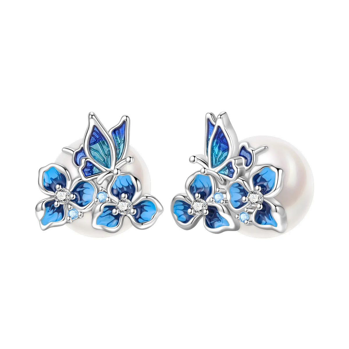 Orstarry S925 sterling silver 18k gold classic knot stud earrings for women, close-up jewelry image