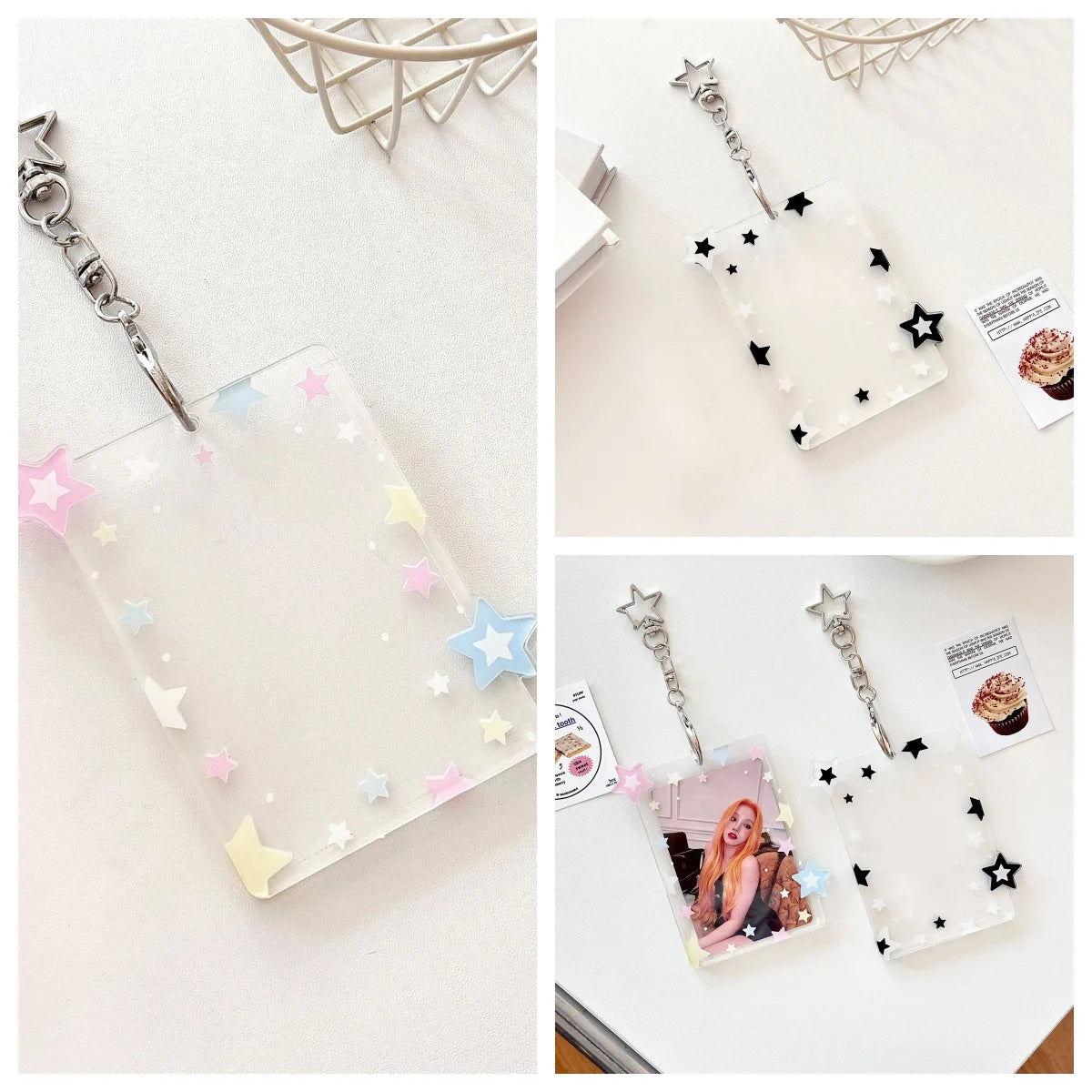 Kpop photocard holder keychain for ID and credit cards by HSF Marketplace