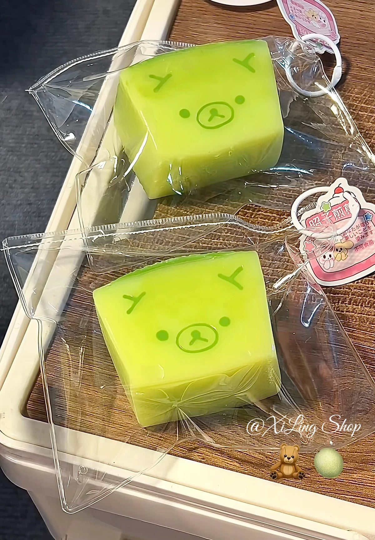2026 NEW 1Pc Soft Taba Squishy toy with Butter texture - Sweet Melon Bear shaped to relieve stress - Food grade silicone