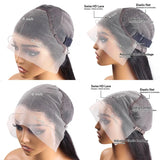 Body Wave Human Hair Wigs 13x6 Hd Lace Frontal Wigs 220 Density 40 Inch For Black Women Pre Plucked Loose Wave Lace Frontal Wig