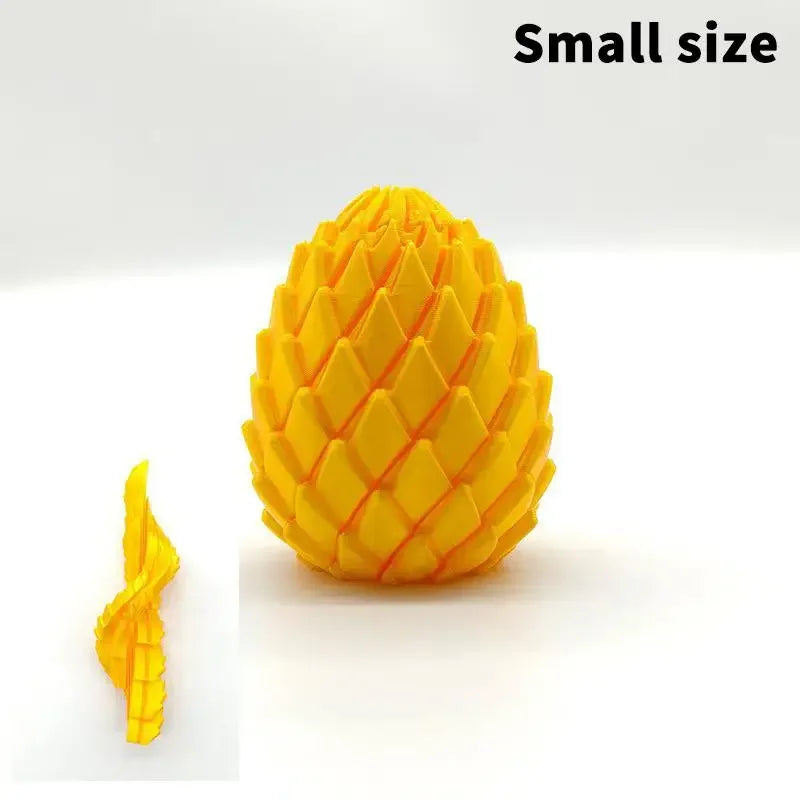 Decompression Dragon Egg 3D Printed Fidget Toy Anti Stress Anxiety Relief Portable Device for Home Office Travel Use