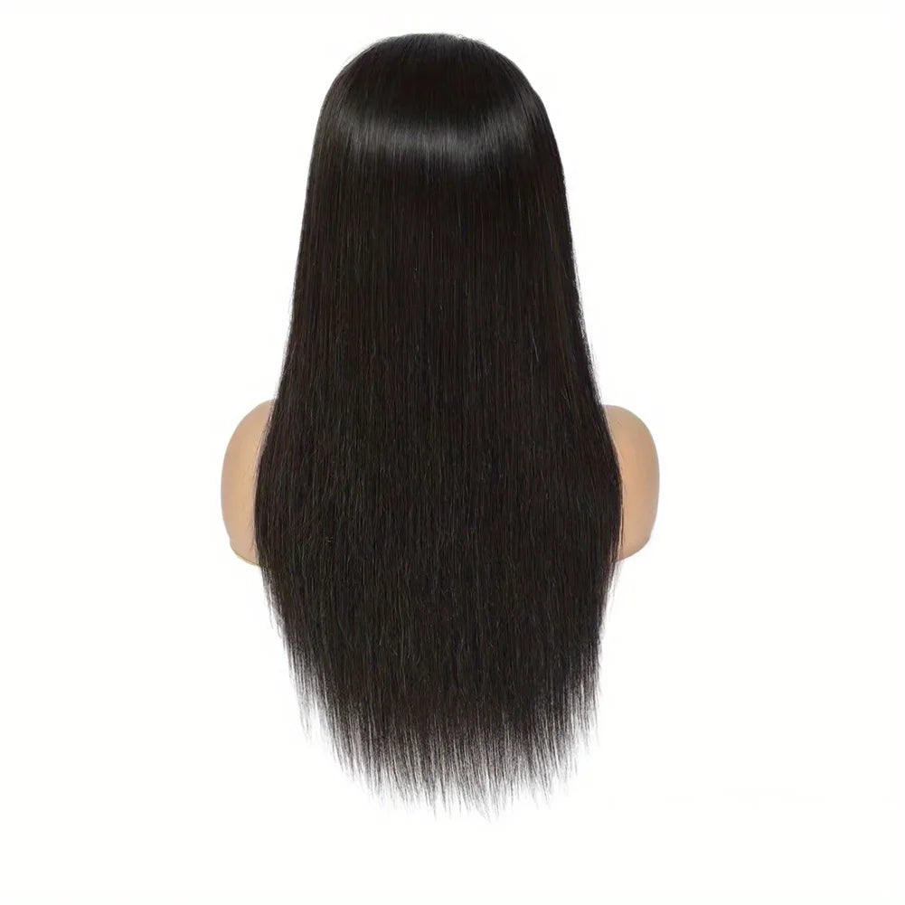 200% density natural black deep curly headband wig, human hair style with voluminous curls