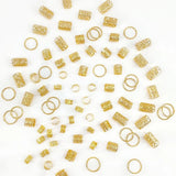 Metal dreadlock hair beads for stylish loc jewelry, HSF Marketplace hair styling tool