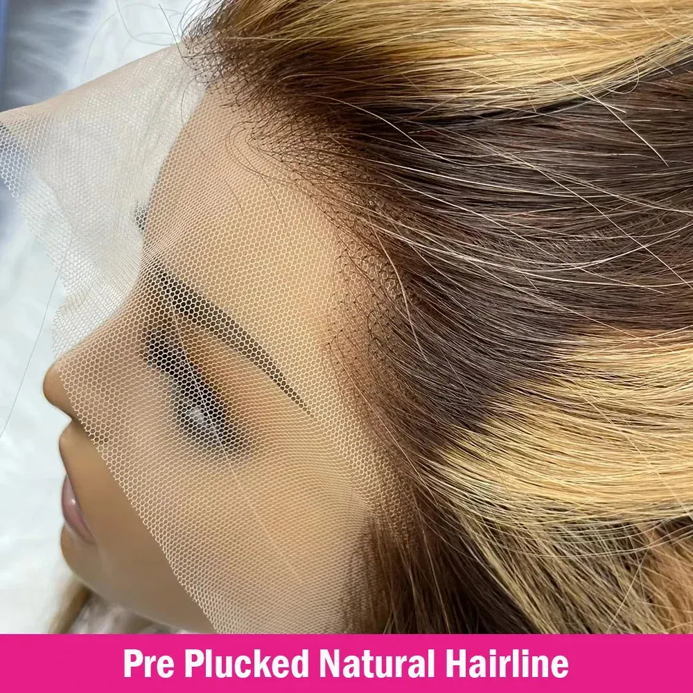 4/27 Body Wave Short Bob Wig Human Hair 13x4 Hd Full Lace Front Wig 12A Grade Virgin Lace Frontal Wigs For Women 230% Density