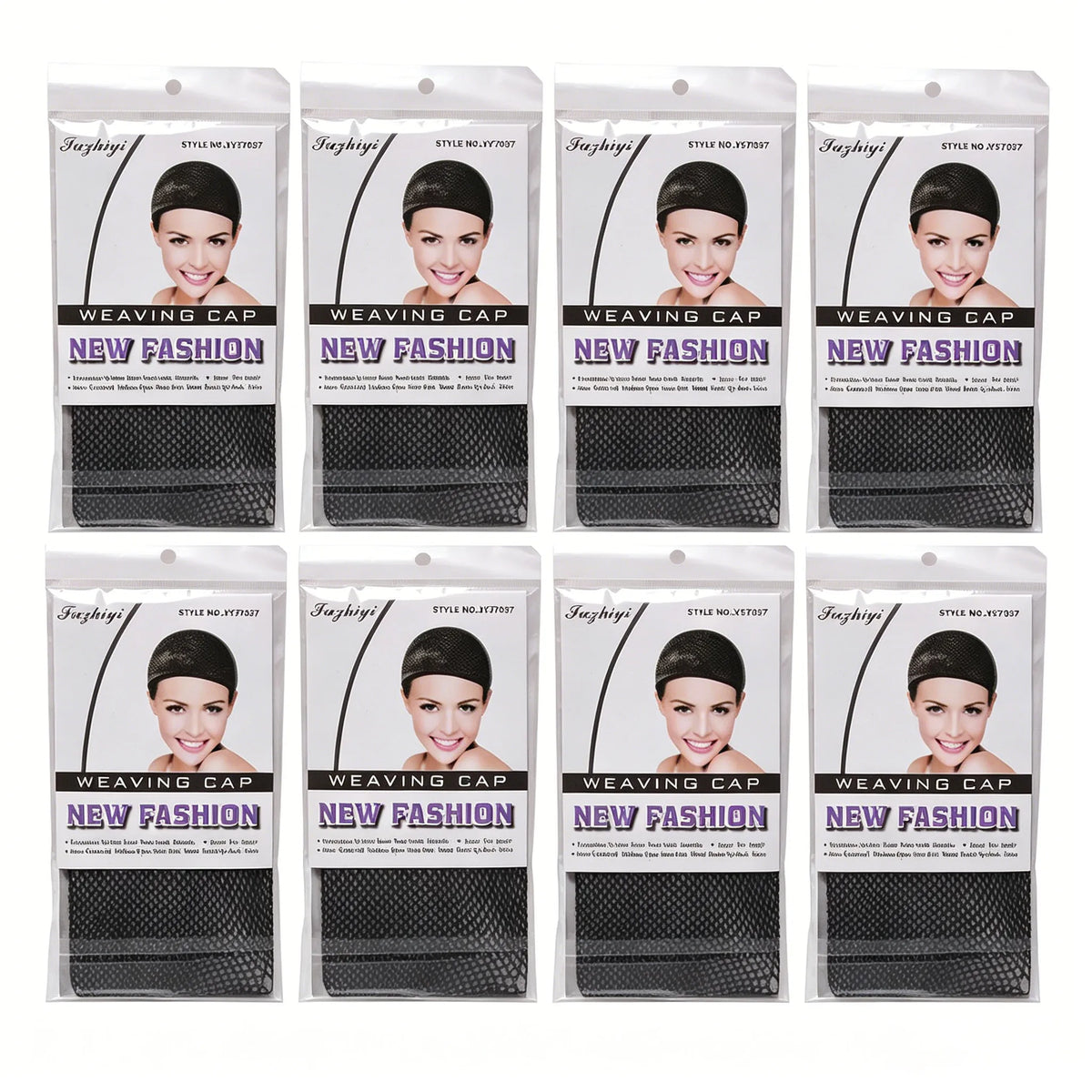 2026 1/2/5/8Pcs High-Quality Stretchable Elastic Hairnets Black Wig Making Cap Cool Cosplay Weaving Hair Net Stretch Hairnets