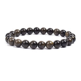 Natural Stone Beads Bracelet For Women Men Amethysts Crystal Quartzs Aquamarines Jades Jewelry Agates Elastic Bangle Bracelets