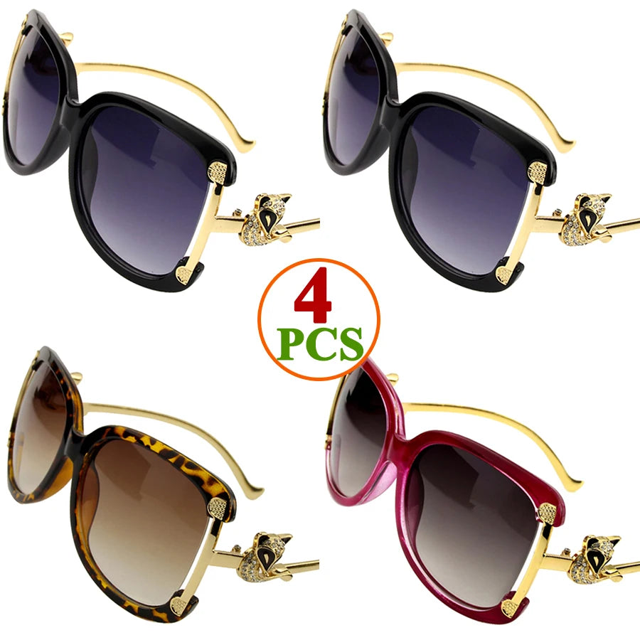 Women's stylish oval frame sunglasses with UV400 protection by HSF Marketplace