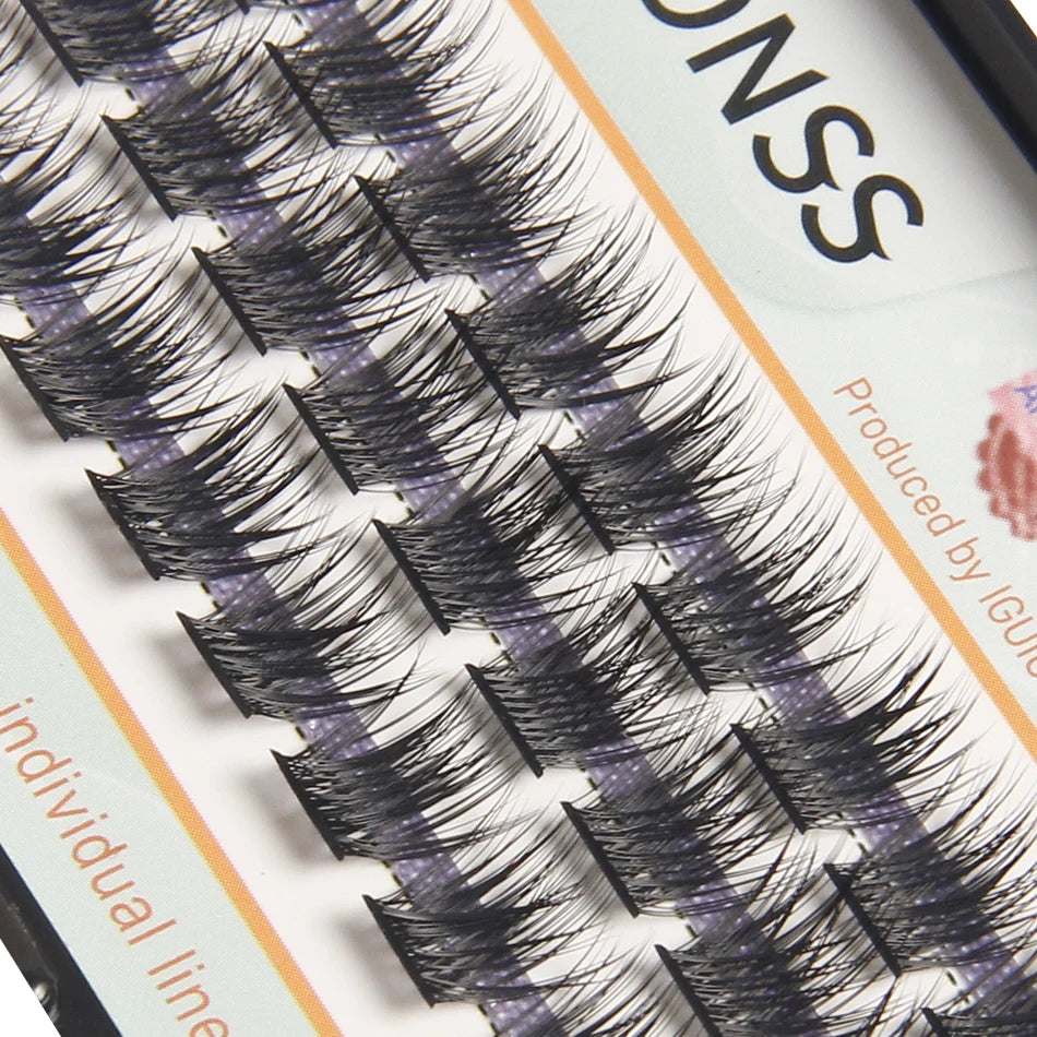 Lash Clusters DIY Individual Eyelash Extensions Natural Wispy Cluster Lashes C D Curl Multi Style At Home IGUIONSS