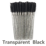 50-piece eyelash brush set for lash extensions and makeup by HSF Marketplace