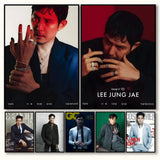 Lee Jung-jae portrait art poster for home decor, K-culture merch by HSF Marketplace