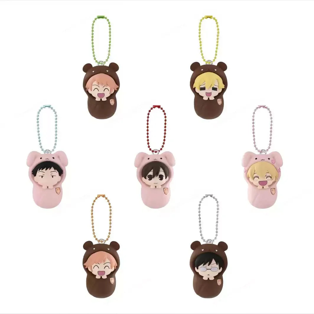 Ouran High School Host Club baby gashapon figures, authentic anime capsule toy keychains by HSF Marketplace