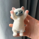 Soft Cute Cat Squishy Toy Kawaii Slow Rising Animal Figure Stress Reliever Squeeze Mini Plush-Like Gift Kids Adults