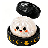 New Halloween Dumpling Squeeze Squishy Toy, Cute Slow Rising Squeeze Stress Relief Sensory Toy, Soft Kawaii Halloween Fidget Toy