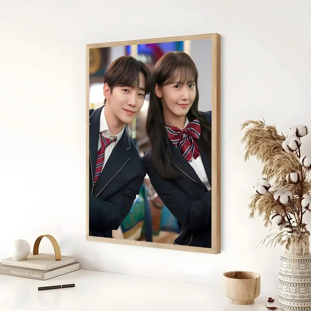 Korean TV King The Land poster, K-Culture wall decor by HSF Marketplace