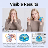 Ocean Halloween Ghost DumplingsToy Soft Slow Resilience Squishy Toy Fidget with Steamer Steamed Stuffed Bun Squishy Pinch Le