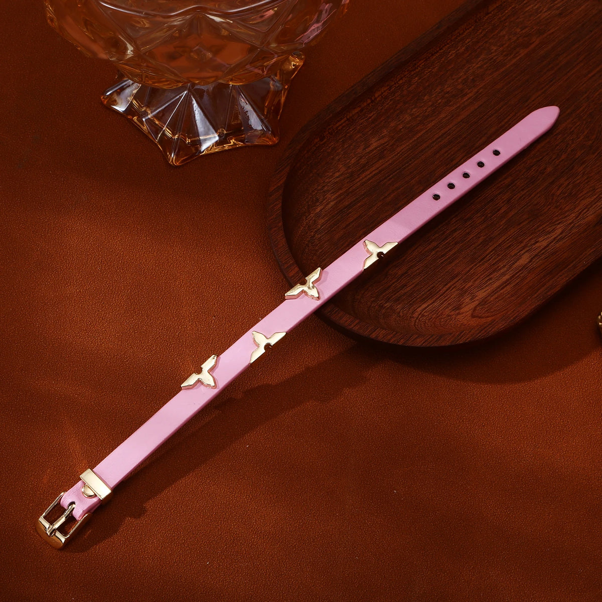 1. Women Multicolor Striped Slim Bangle Thin Cuff Bracelet With Smooth Glossy Surface Elegant Wrist Ornament For Dating Evening