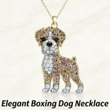 Cute beagle pendant necklace, elegant dog lover jewelry by HSF Marketplace