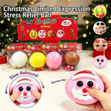 Christmas Limited Edition DIY Ugly Face Dog Squishy Squeeze Ball Slow Rebound Stress Relief Calming Sensory Toy for Adults ADHD