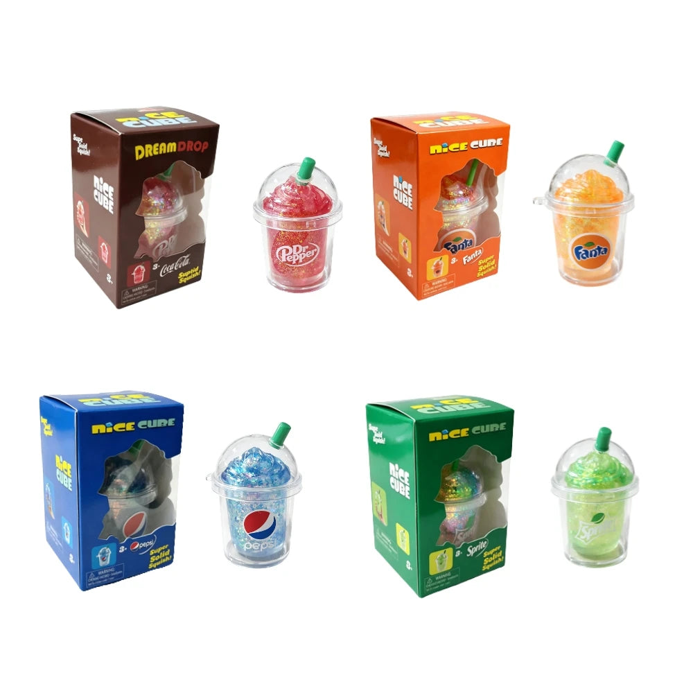 2026 New Schylling NeeD Doh Bilnd Box Stress-relief drink cup Sensory Squeeze Toy Stress Relief Snowball For Focus ADHD