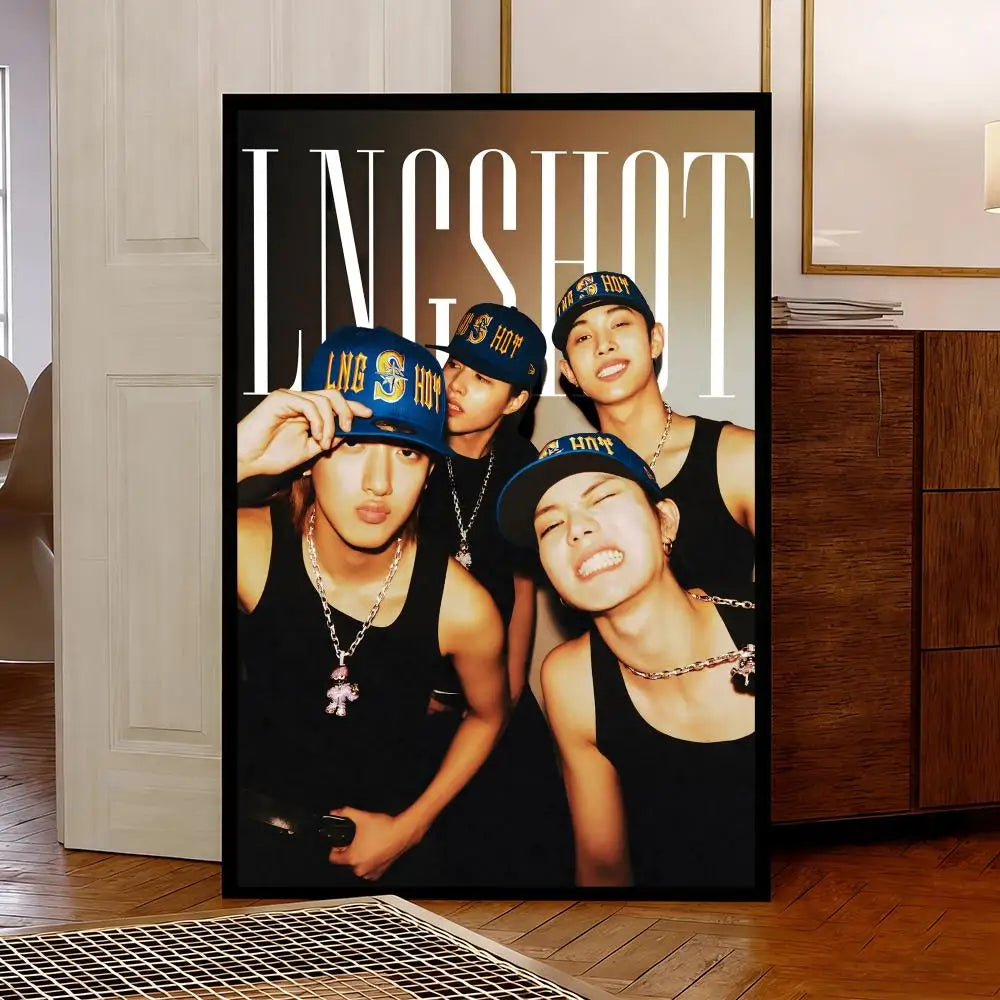 Kpop LNGSHOT poster by HSF Marketplace, stylish K-culture wall decor for any room