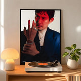 Lee Jung-jae portrait art poster for home decor, K-culture wall art by HSF Marketplace