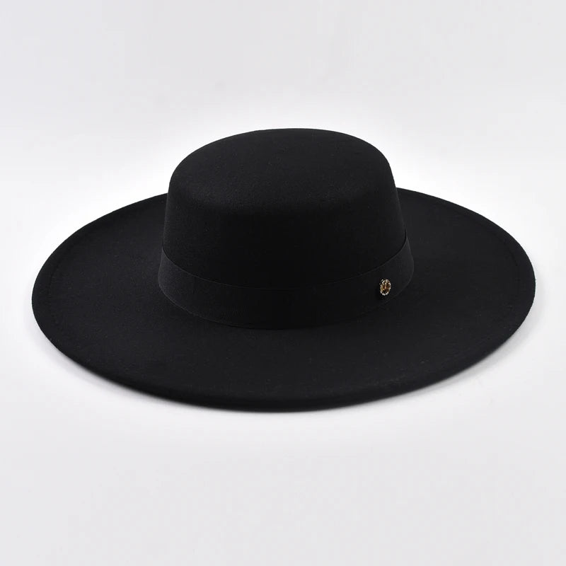 Women's French style fedora hat, elegant winter accessory in a classic design, by HSF Marketplace