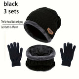 Winter warm gloves, scarf and hat set for men and women by HSF Marketplace