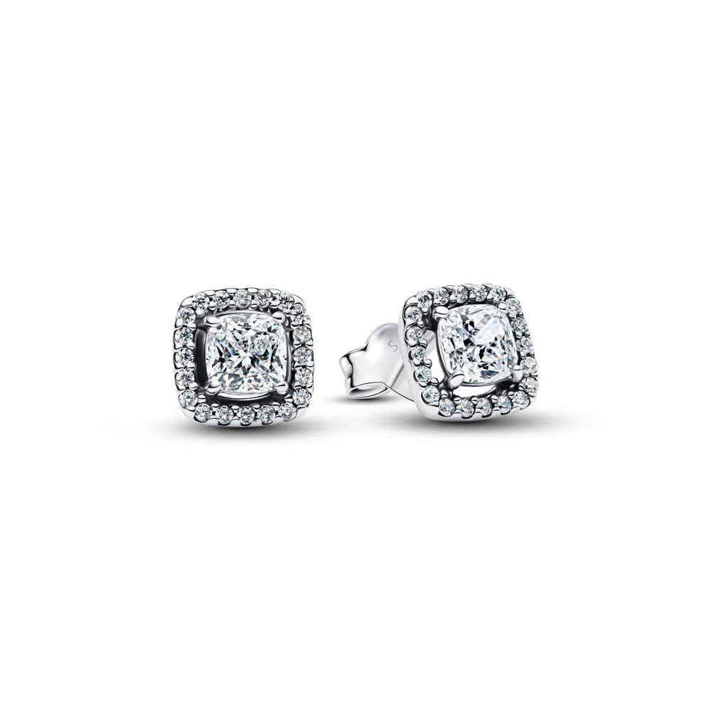 925 silver butterfly square heart-shaped earrings by HSF Marketplace, elegant jewelry gift for women