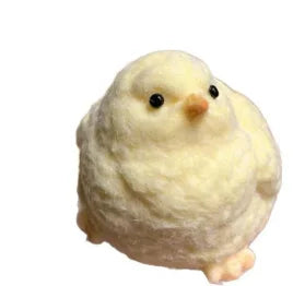 Super Soft Fuzzy Plush Chicken Squeeze Toy Slow Rebound Sticky Hamster Figurine Anti-Anxiety Sensory Fidget Decompression Gift for Teen Girl Boy Office