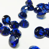 Lab Grown Sapphire Round Shape Royal Blue Color DIY Charms Jewelry Making Ring Necklace Earrings Main Materials Certificate