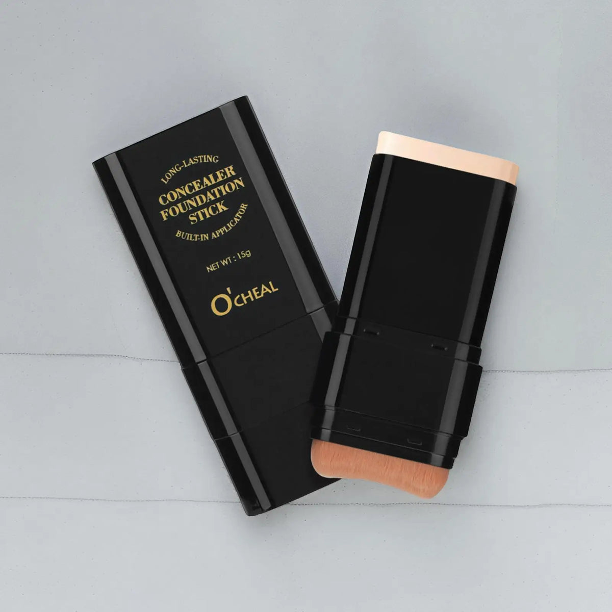 HSF Marketplace full coverage foundation concealer stick with built-in brush, matte waterproof makeup for face coverage
